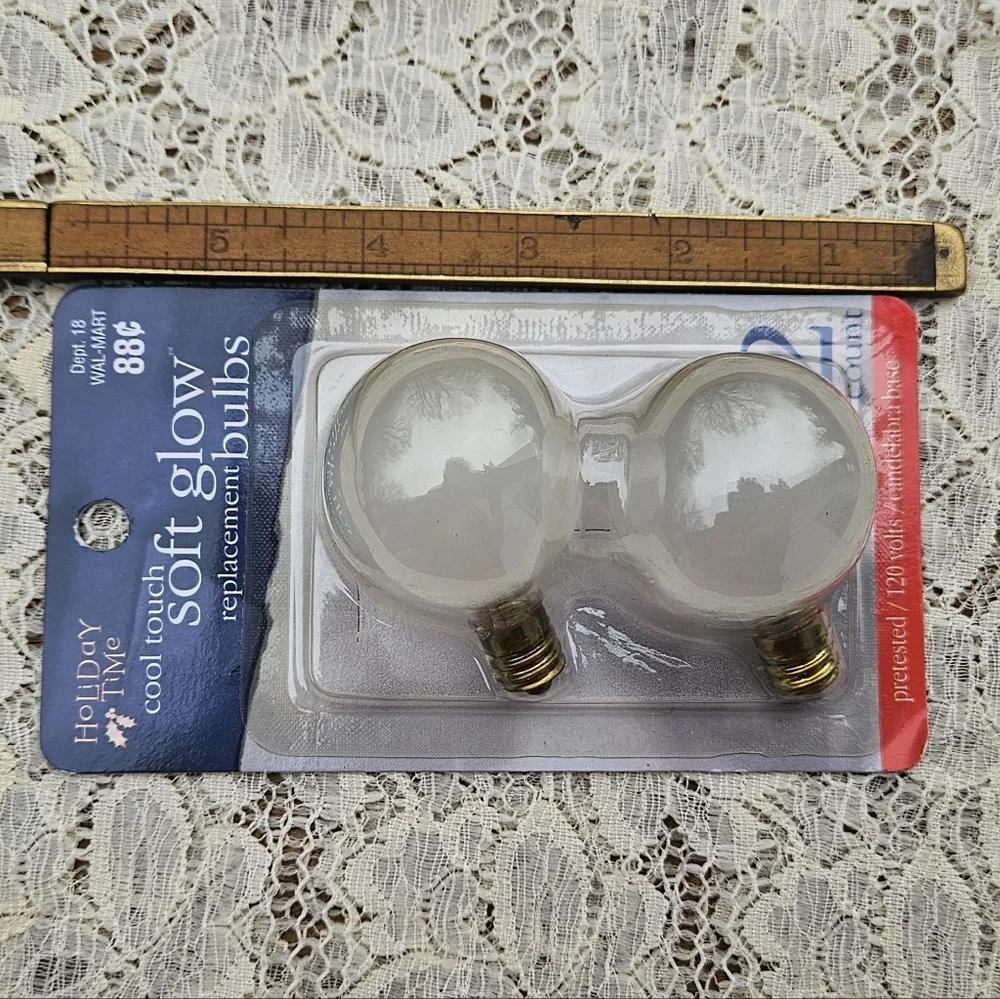 Holiday Time Soft Glow Replacement Bulbs - White